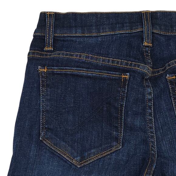 Else Jeans Womens 25 Cropped Rolled Hem Dark Wash Denim Blue - Picture 10 of 13